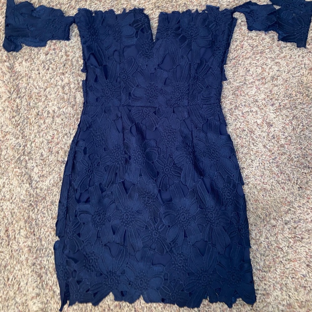 Free people lace mini dress